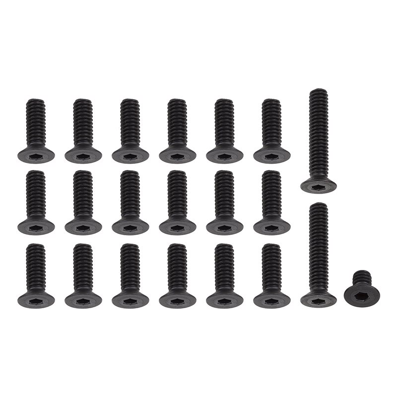 RC10CC 8-32 Screw Set black