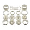 RC10 Wheels front and rear white