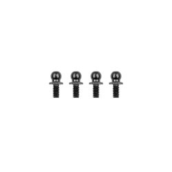 RC10 Ballstuds 5.3mm Short Neck Black