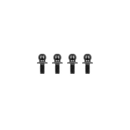 RC10 Ballstuds 5.3mm Short Neck Black