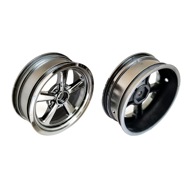 Drag Front Wheels 2.2 in 12 mm Hex black chrome