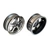 Drag Front Wheels 2.2 in 12 mm Hex black chrome