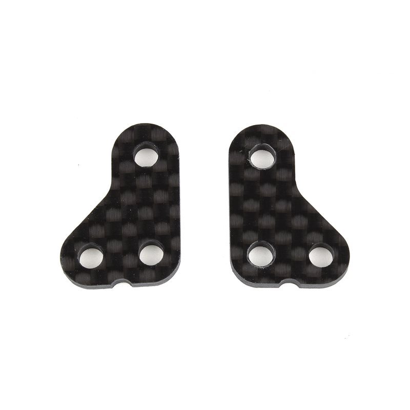 RC10T6.2 Steering Arm +1mm carbon fiber