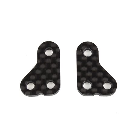 RC10T6.2 Steering Arm +1mm carbon fiber