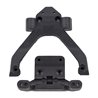 RC10B6.4 FT Front Top Plate and Ballstud Mount angled carbon
