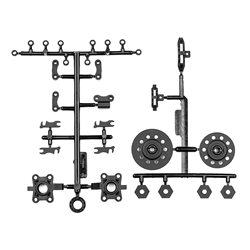 DC10 Hubs with wheel hex brake disks