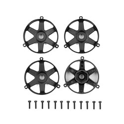DC10 FT Adjustable Wheel Face Plates black