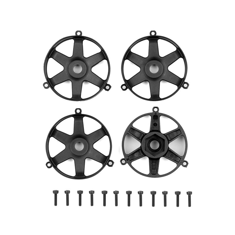 DC10 FT Adjustable Wheel Face Plates black