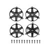 DC10 FT Adjustable Wheel Face Plates black