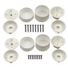 RC10T Wide Rear and Narrow Front Wheels (3-piece) white