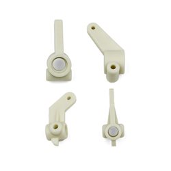 Inline Steering Blocks and Rear Hub Carriers 0 deg. white