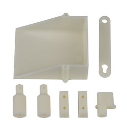 RC10 Battery Cup Servo Body Antenna Mount