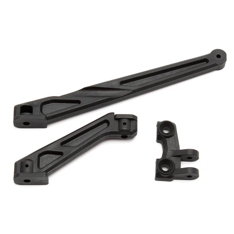 RC8B3 Chassis Braces long (front and rear)