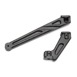RC8B3 Chassis Braces short (front and rear)