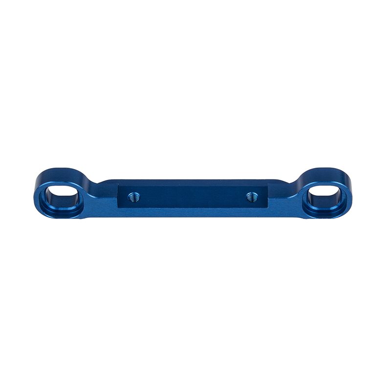 RC8B4.1 Upper Link Mount angled blue aluminum