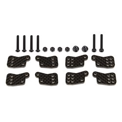 RC8B4.1 FT Rear Hub Tower Set carbon fiber