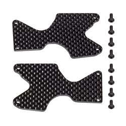 RC8B4.1 FT Rear Suspension Arm Inserts carbon fiber
