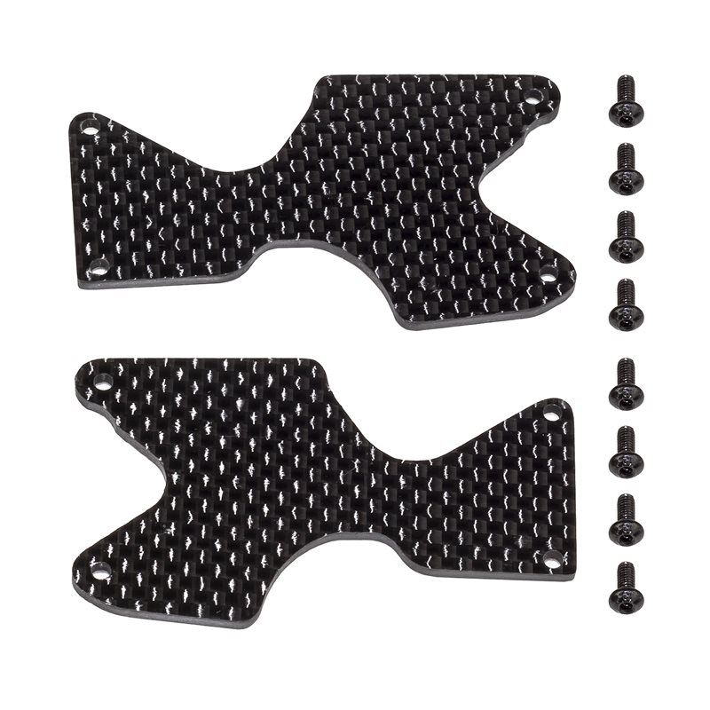 RC8B4.1 FT Rear Suspension Arm Inserts carbon fiber