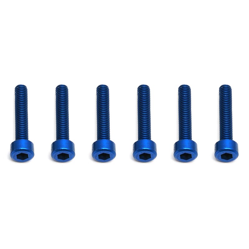 FT Screws Blue Aluminum M3x16 mm SHCS