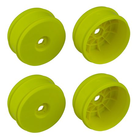 RC8 Wheels yellow 83 mm