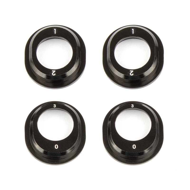 B6.1 Aluminum Differential Height Inserts black