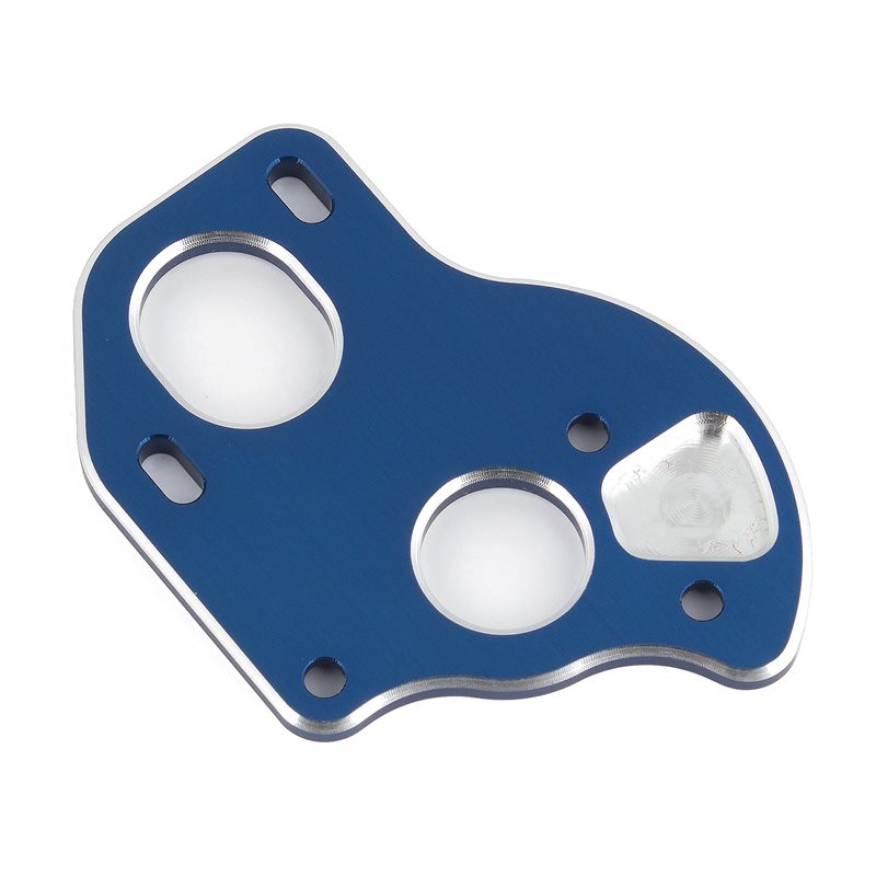 B6.1 Laydown/Layback Motor Plate blue aluminum