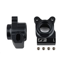 RC10B6.2 FT Rear Hubs black aluminum