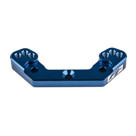RC10B6.2 FT Rear Ballstud Mount +2mm blue