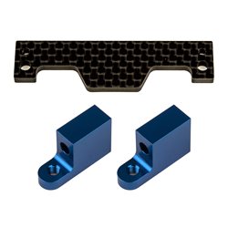 RC10B6.2 FT Servo Mount Set Side Rail Mount