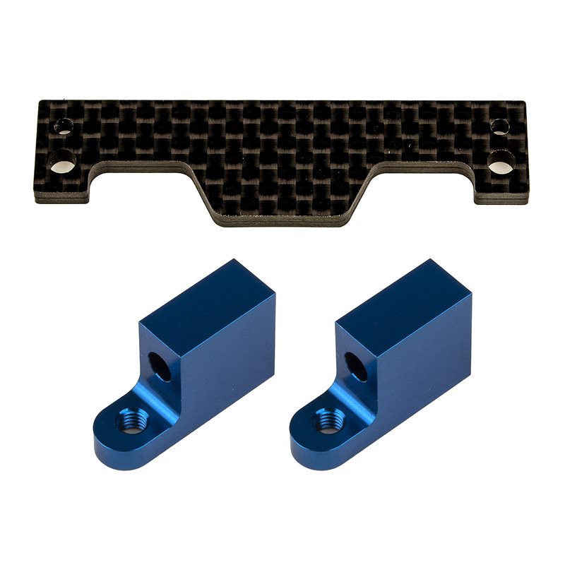 RC10B6.2 FT Servo Mount Set Side Rail Mount