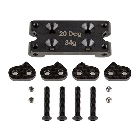 bulkhead / rambalkshuvud 20° stål RC10B6