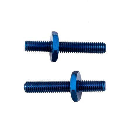 RC10B6.3 FT Battery Strap Shoulder Screws blue aluminum