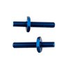RC10B6.3 FT Battery Strap Shoulder Screws blue aluminum