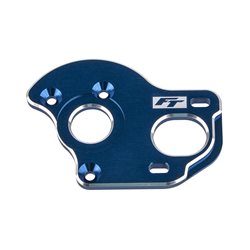 RC10B6.1 FT Laydown/Layback Motor Plate 3.5mm blue