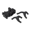 RC10B6.1 FT Laydown Gearbox and Chassis Braces carbon