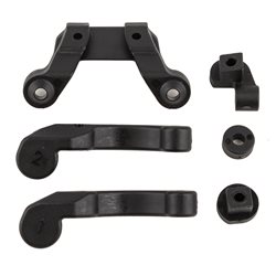 RC10B6.4 Front Wing Mount Fan Mounts and Battery Brace Shim Set