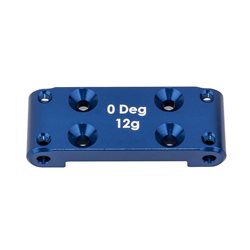 RC10B6.4 FT Front Bulkead 0 deg. blue aluminum