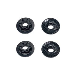 FT Nuts M4 Low Profile Wheel Nuts black