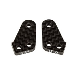 RC10B74 FT Steering Block Arms HT 0 carbon fiber