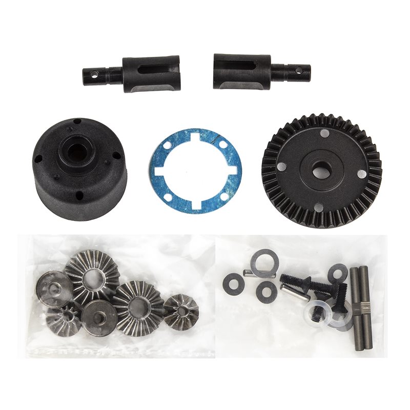 RC10B74.1 LTC Differential Set front and rear