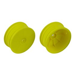 fälg fram 4WD 2.2" 12mm hex +1.5mm gul (2st)