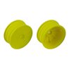 4WD Front Wheels 2.2" 12mm hex +1.5mm fluorescent yellow