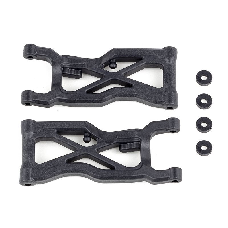 RC10B7 FT Rear Suspension Arms carbon