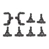 RC10B7 FT Caster and Steering Blocks carbon