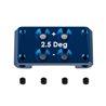 RC10B7 FT Front Bulkhead +/-2.5 deg. blue aluminum