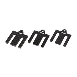 RC10B7 FT Front Bulkhead Shims carbon fiber