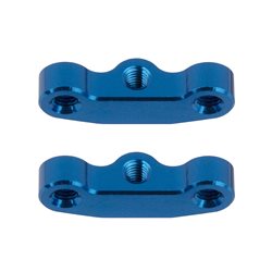 RC10B7 Hub Link Mounts +1mm blue aluminum