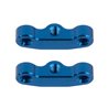 RC10B7 Hub Link Mounts +1mm blue aluminum
