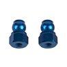 RC10B7 Shock Bushings 8mm blue aluminum