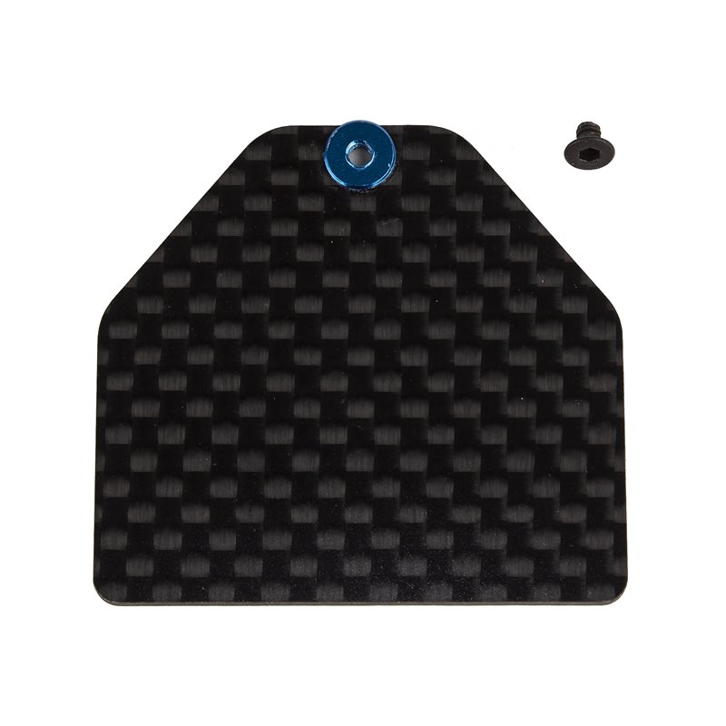 RC10B7 FT Carbon Fiber Servo Weight Plate 4g